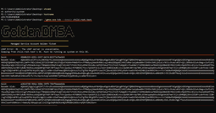 Critical Golden dMSA Attack in Windows Server 2025 Enables Cross-Domain Attacks and Persistent Access AttackFeed by Joe Wagner | Critical Golden dMSA Attack in Windows Server 2025 Enables Cross-Domain Attacks and Persistent Access  - The Hacker News