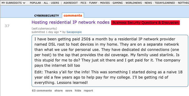 DSLRoot, Proxies, and the Threat of ‘Legal Botnets’ AttackFeed by Joe Wagner | DSLRoot, Proxies, and the Threat of ‘Legal Botnets’  - Krebs on Security