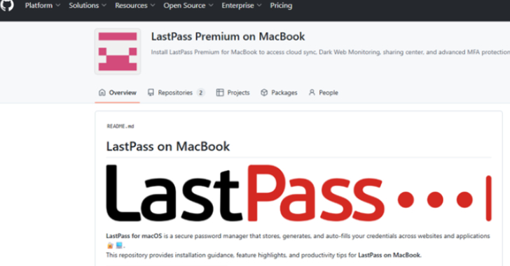 LastPass Warns of Fake Repositories Infecting macOS with Atomic Infostealer AttackFeed by Joe Wagner | LastPass Warns of Fake Repositories Infecting macOS with Atomic Infostealer  - The Hacker News
