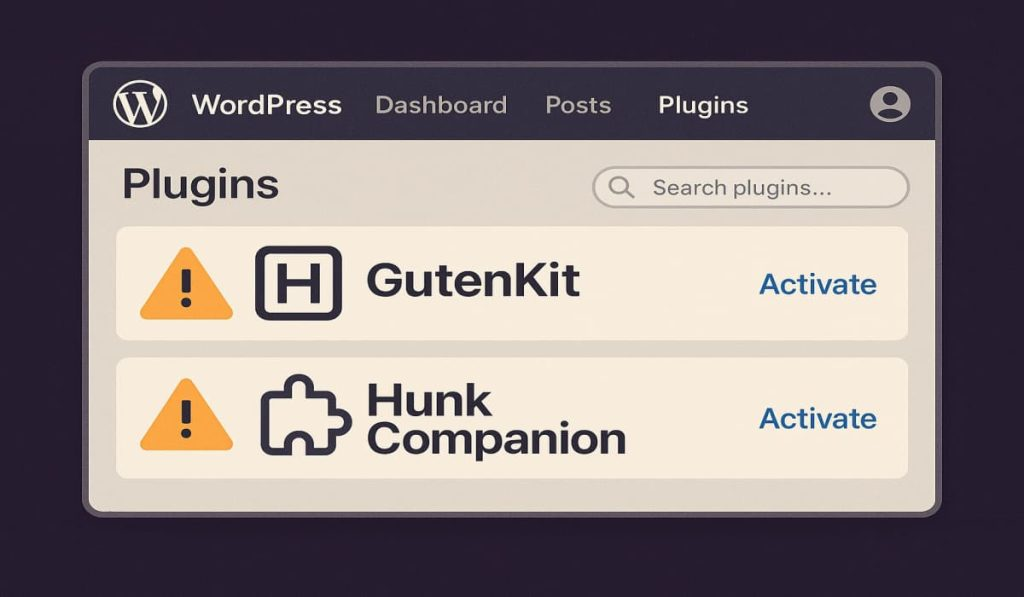 Mass Attack Targets WordPress via GutenKit and Hunk Companion Plugins Mass Attack Targets WordPress via GutenKit and Hunk Companion Plugins  – Hackread – Cybersecurity News, Data Breaches, Tech, AI, Crypto and More