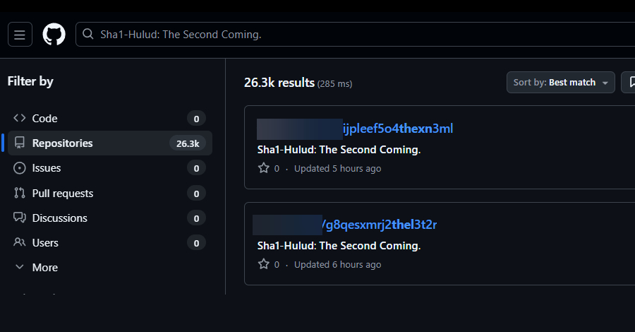 Second Sha1-Hulud Wave Affects 25,000+ Repositories via npm Preinstall Credential Theft  – The Hacker News