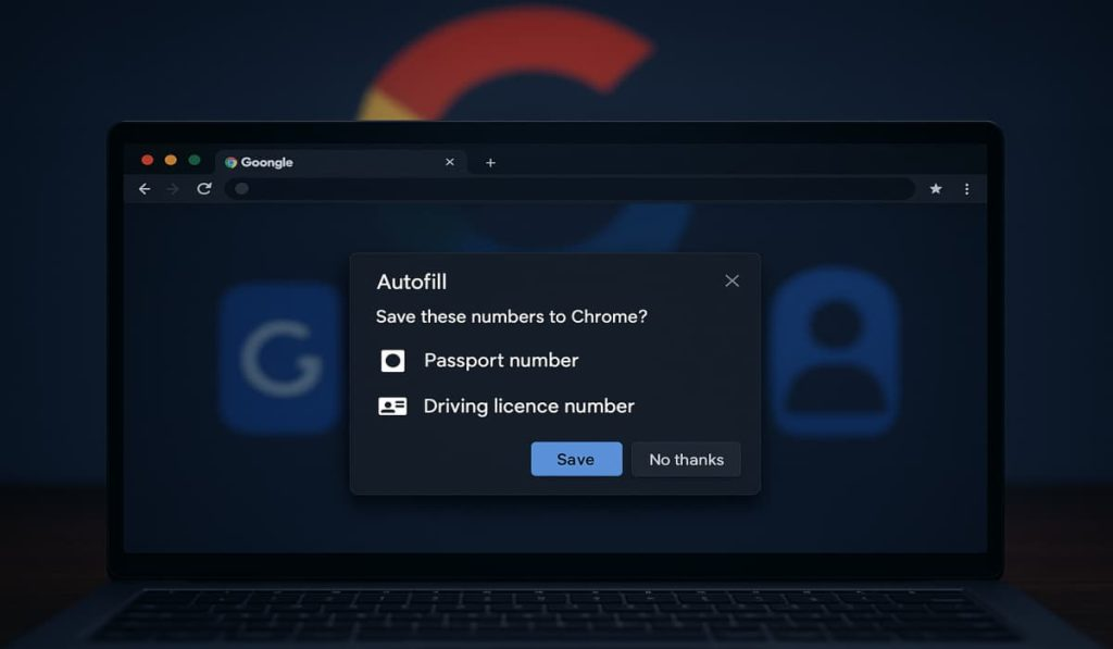 AttackFeed by Joe Wagner | Google Expands Chrome Autofill to Passports and Licenses, But Is It Safe?  - Hackread – Cybersecurity News, Data Breaches, Tech, AI, Crypto and More