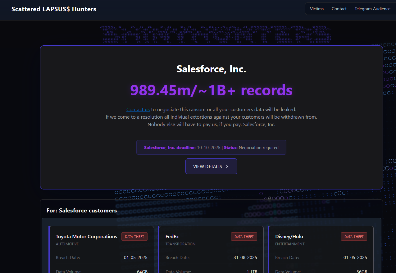 Meet Rey, the Admin of ‘Scattered Lapsus$ Hunters’  – Krebs on Security