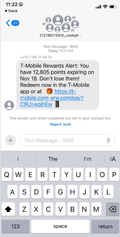 SMS Phishers Pivot to Points, Taxes, Fake Retailers  – Krebs on Security