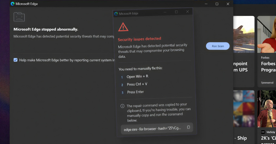 AttackFeed by Joe Wagner | CrashFix Chrome Extension Delivers ModeloRAT Using ClickFix-Style Browser Crash Lures  - The Hacker News
