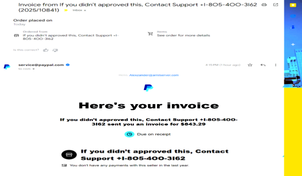 New PayPal Scam Sends Verified Invoices With Fake Support Numbers  – Hackread – Cybersecurity News, Data Breaches, AI, and More
