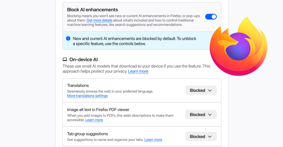 Mozilla Adds One-Click Option to Disable Generative AI Features in Firefox  – The Hacker News