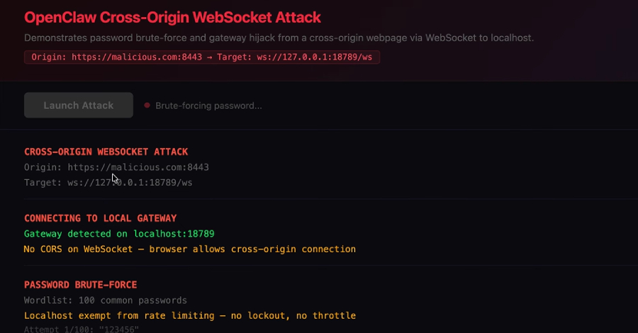 ClawJacked Flaw Lets Malicious Sites Hijack Local OpenClaw AI Agents via WebSocket  – The Hacker News