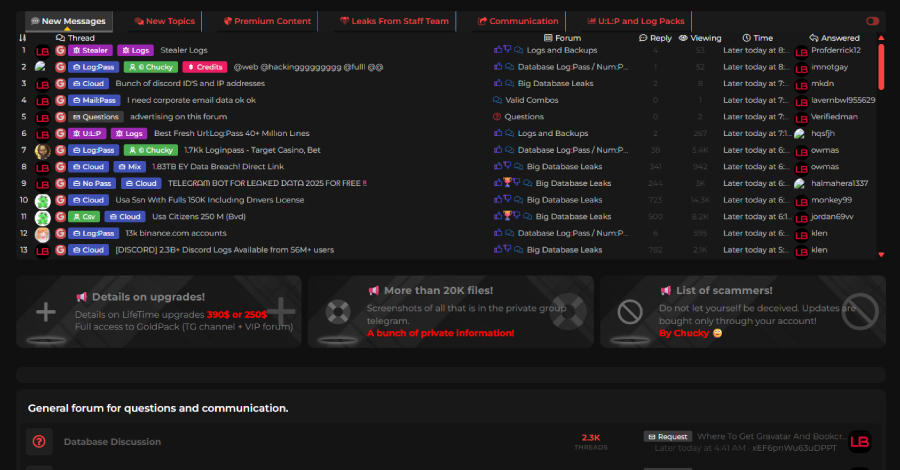 AttackFeed by Joe Wagner | FBI and Europol Seize LeakBase Forum Used to Trade Stolen Credentials  - The Hacker News