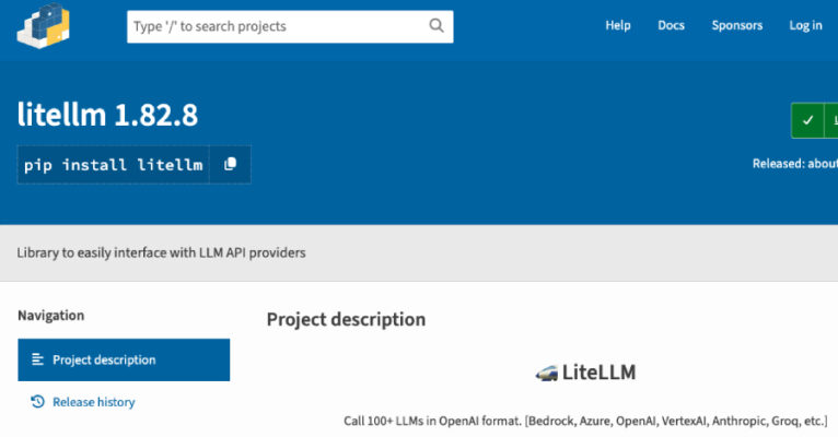 TeamPCP Backdoors LiteLLM Versions 1.82.7–1.82.8 via Trivy CI/CD Compromise  – The Hacker News