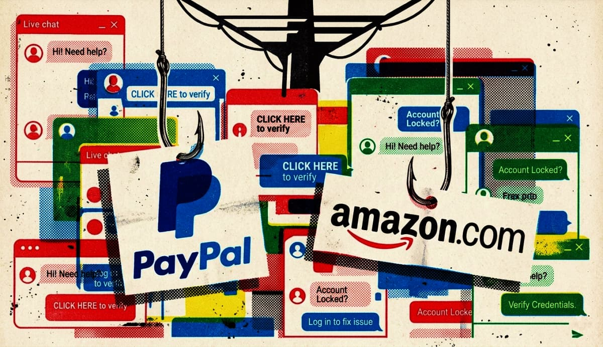 New Phishing Scam Uses LiveChat to Pose as Amazon and PayPal in Real Time  – Hackread – Cybersecurity News, Data Breaches, AI and More