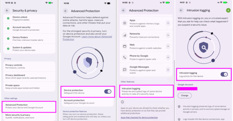 Android Adds Intrusion Logging for Sophisticated Spyware Forensics  – The Hacker News