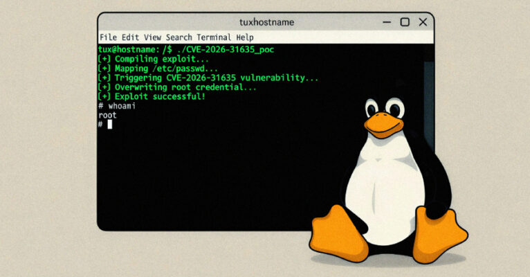 DirtyDecrypt PoC Released for Linux Kernel CVE-2026-31635 LPE Vulnerability  – The Hacker News