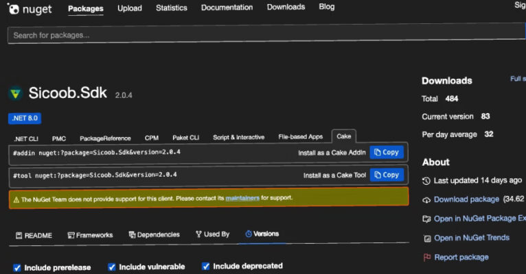 Malicious Sicoob NuGet Steals Banking Credentials as npm Packages Target Cloud Secrets  – The Hacker News